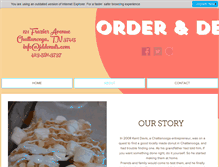 Tablet Screenshot of jddonuts.com